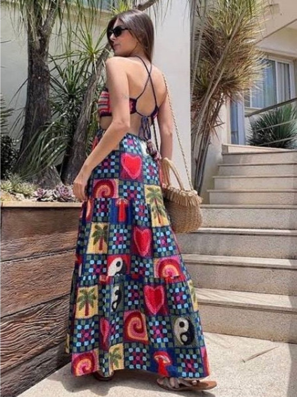 FARM Rio Yin-Yang Aconchego Maxi Dress - Picture 5 of 8